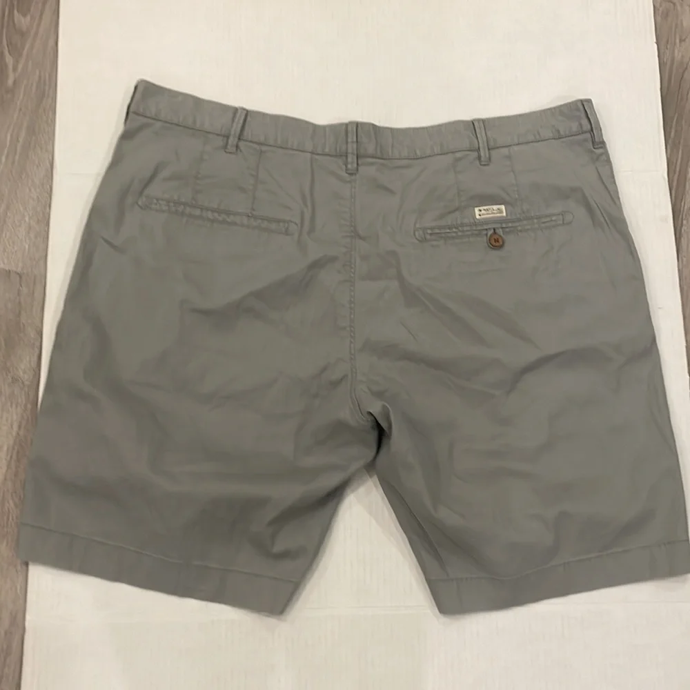 NWOT FAHERTY Island Life Organic Cotton Blend Shorts Size Waist 42
